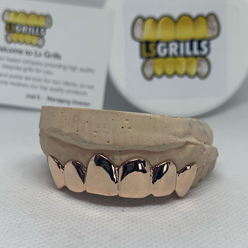 6 Set Plain Gold Grill